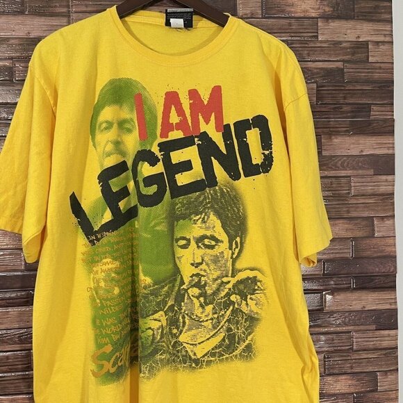 VTG Scarface Clothing Co T Shirt Tony Montana Sz 2XL I Am Legend 2-Side - Picture 2 of 6
